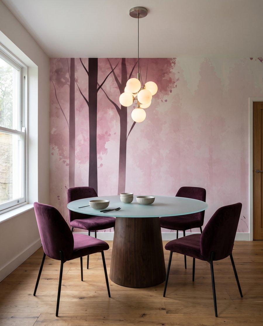 Waldrand mit hohen Stämmen — Interieur 6