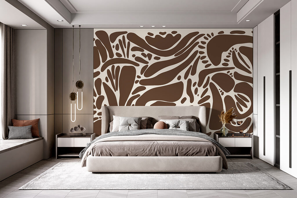 Freie Formen in einem Interieur