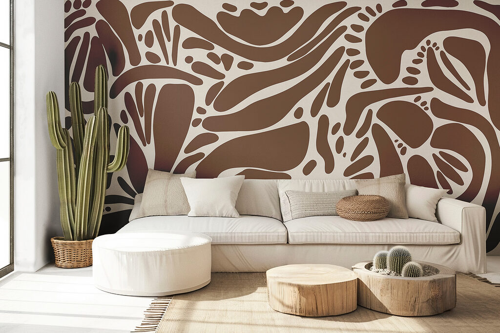 Freie Formen in einem Interieur