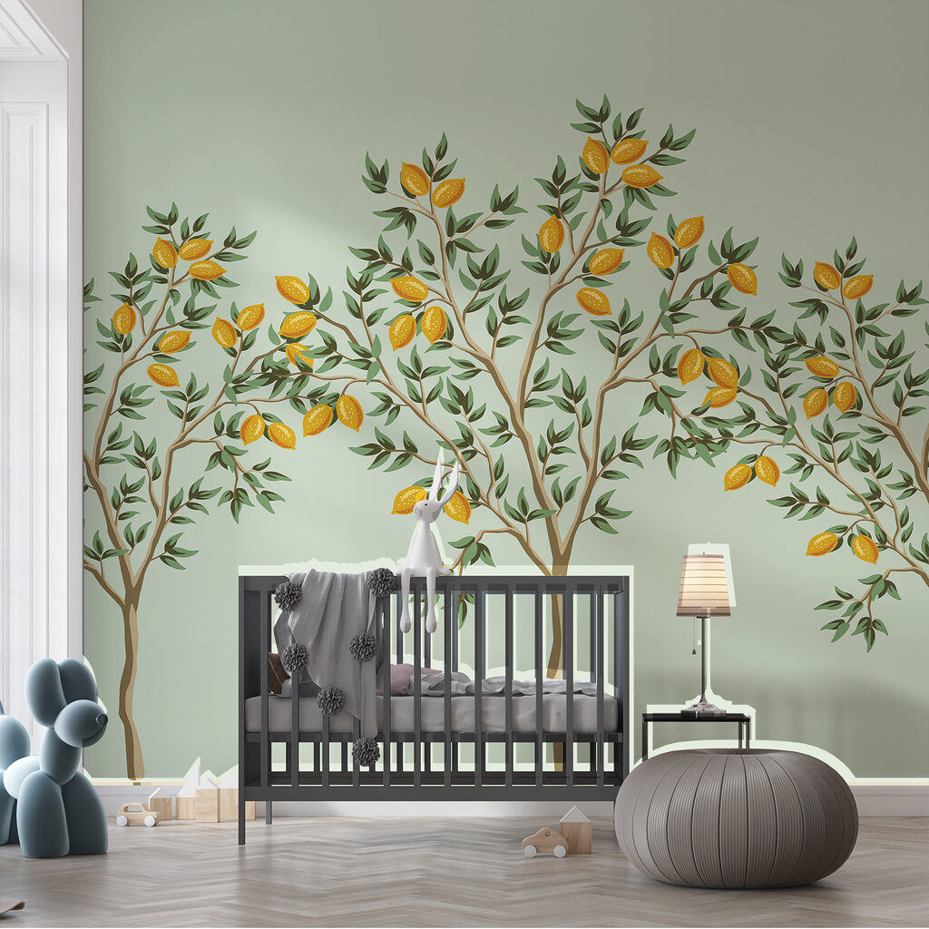 Zitronenbäumchen in Reihe — Interieur 2