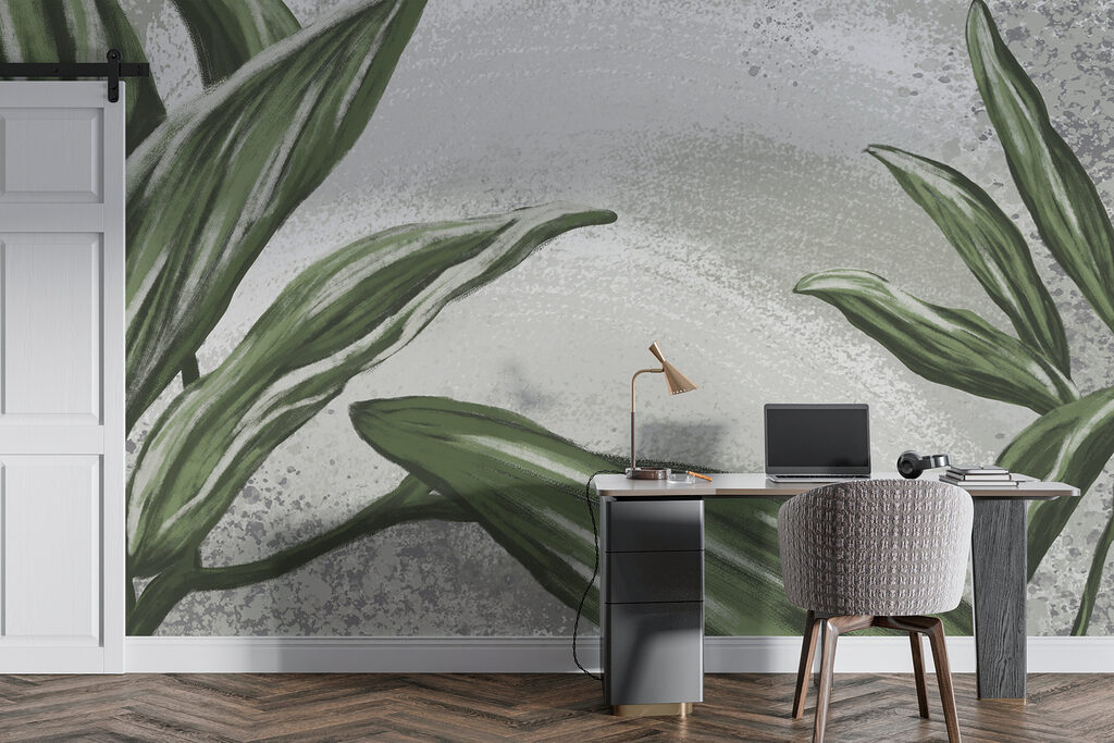 Lange gestreifte Blätter — Interieur 2