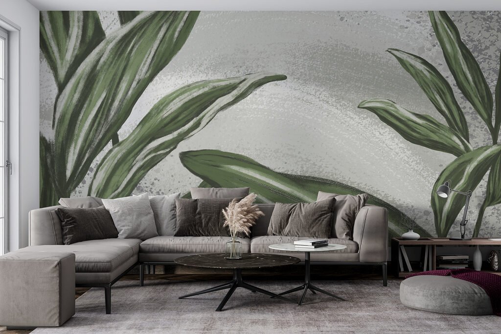 Lange gestreifte Blätter — Interieur 3