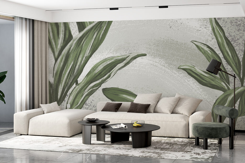 Lange gestreifte Blätter — Interieur 4