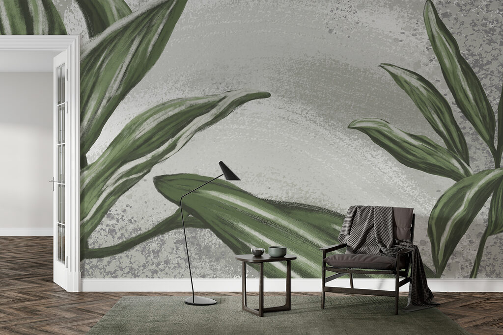 Lange gestreifte Blätter — Interieur 5