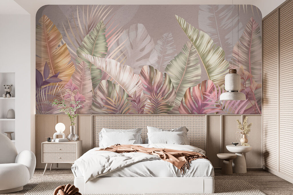 Tropische Blätter am Rand — Interieur 3