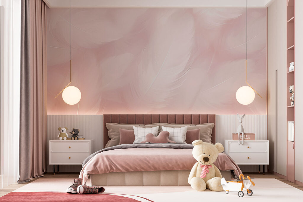 Fließende Farbspuren — Interieur 3