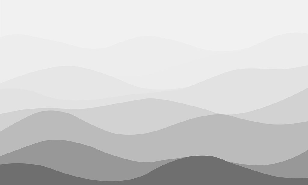 Ruhige Hügelschichten — ganzes Design