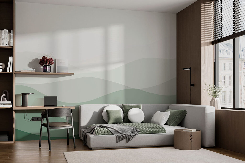 Ruhige Hügelschichten — Interieur 1