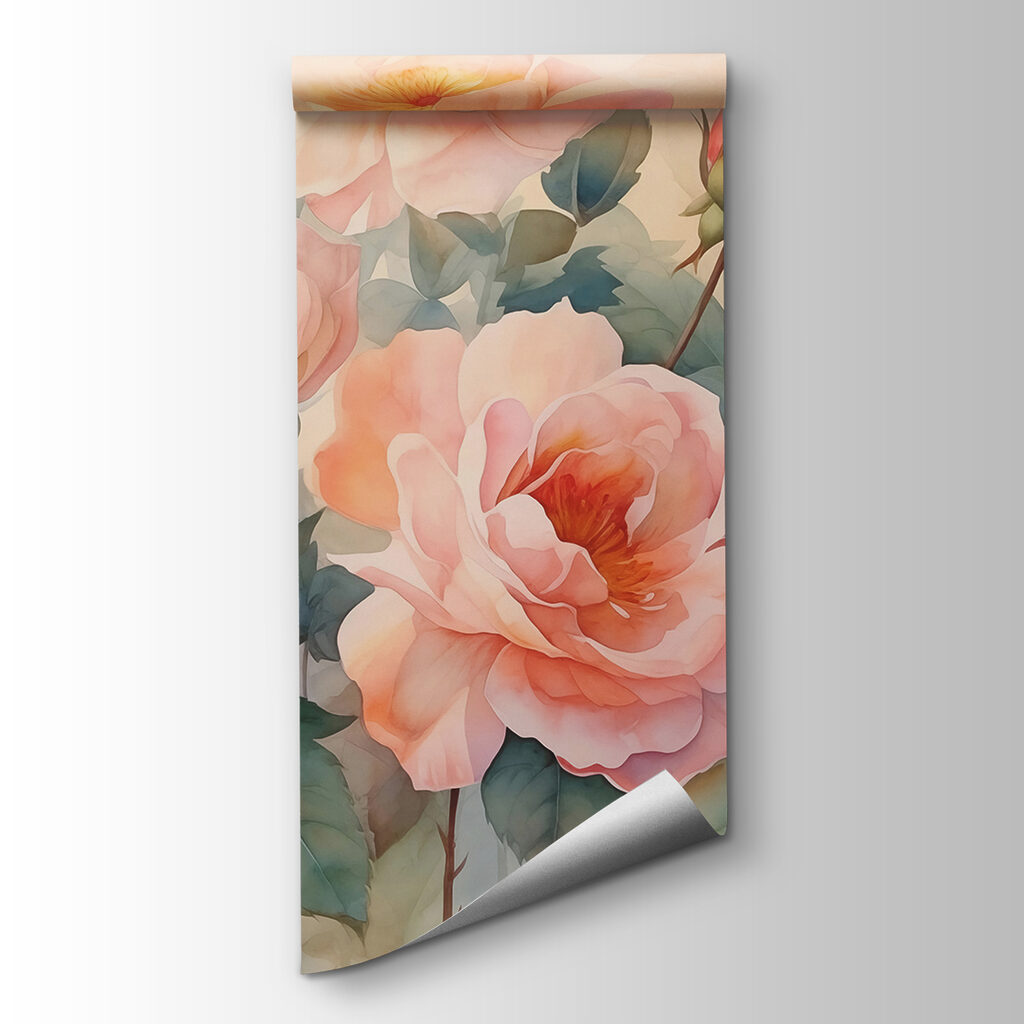 Zarte Rosen in Pastell — Produktansicht