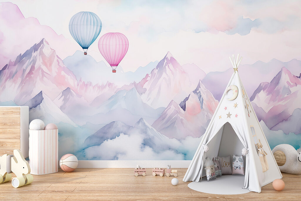 Zwei Ballons zwischen Gipfeln — Interieur 2