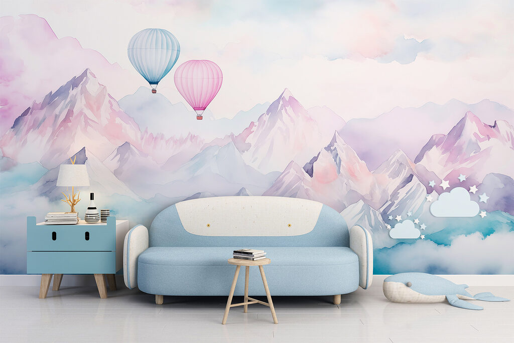 Zwei Ballons zwischen Gipfeln — Interieur 3