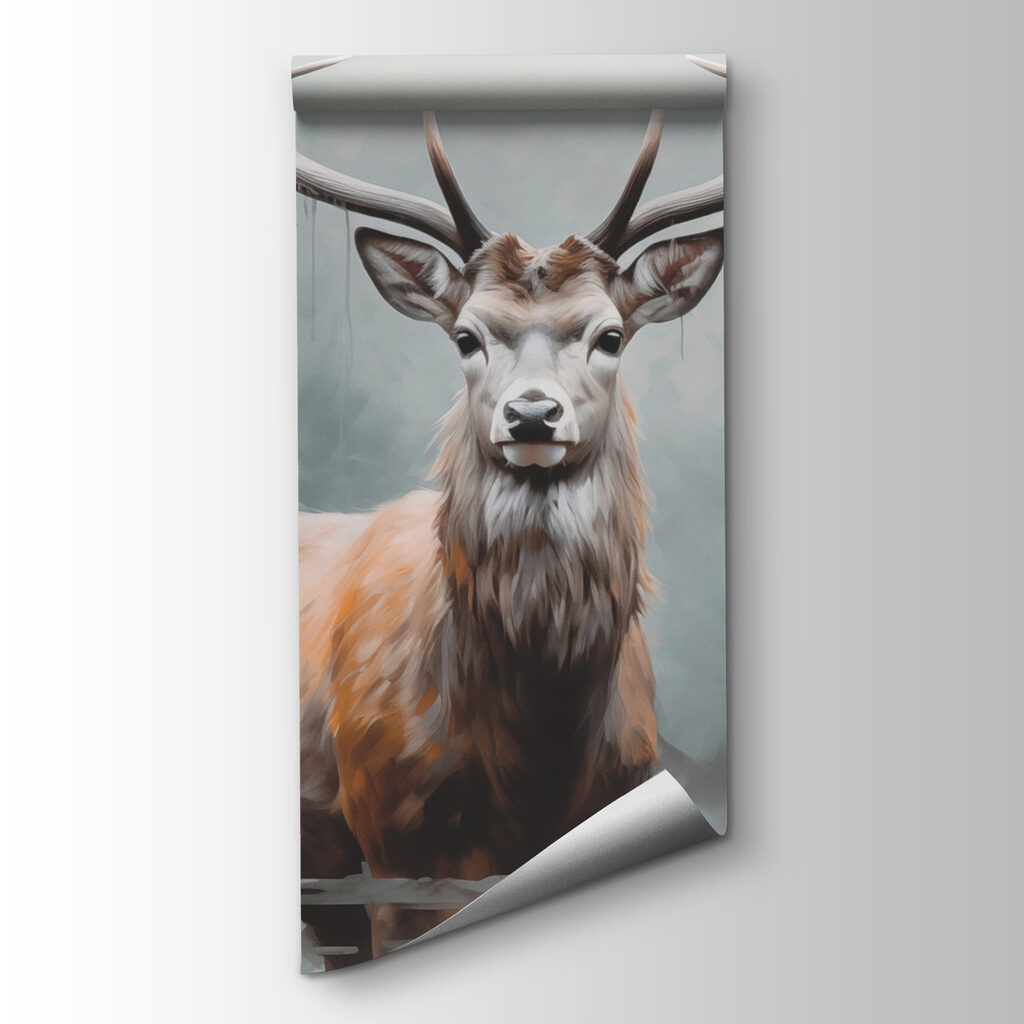 Hirsch im Nebel — Produktansicht