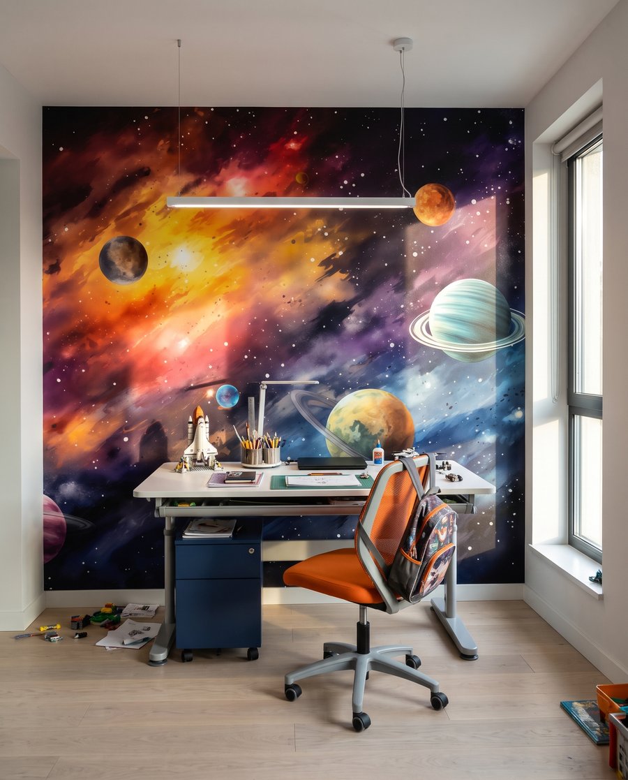 Planeten in einer Feuerwolke — Interieur 1