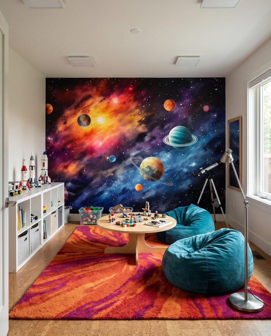 Planeten in einer Feuerwolke — Interieur 2