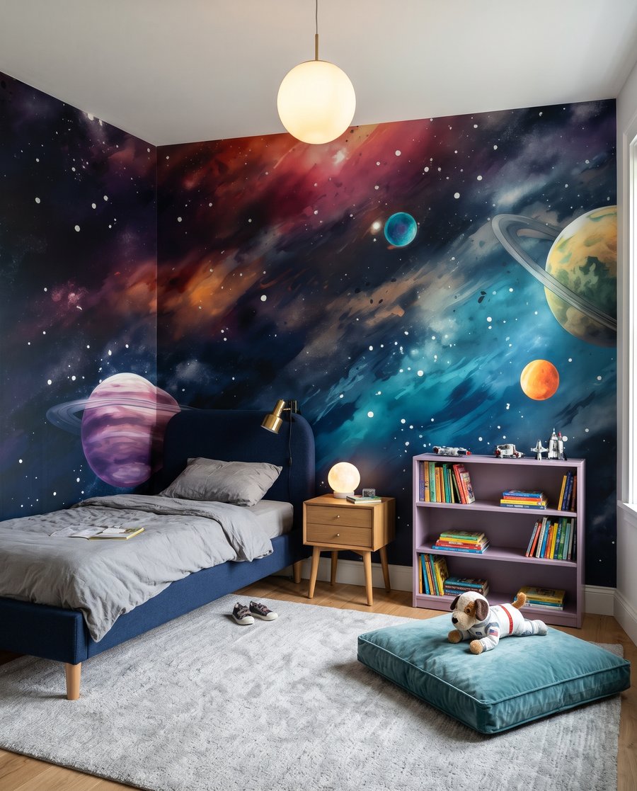 Planeten in einer Feuerwolke — Interieur 3