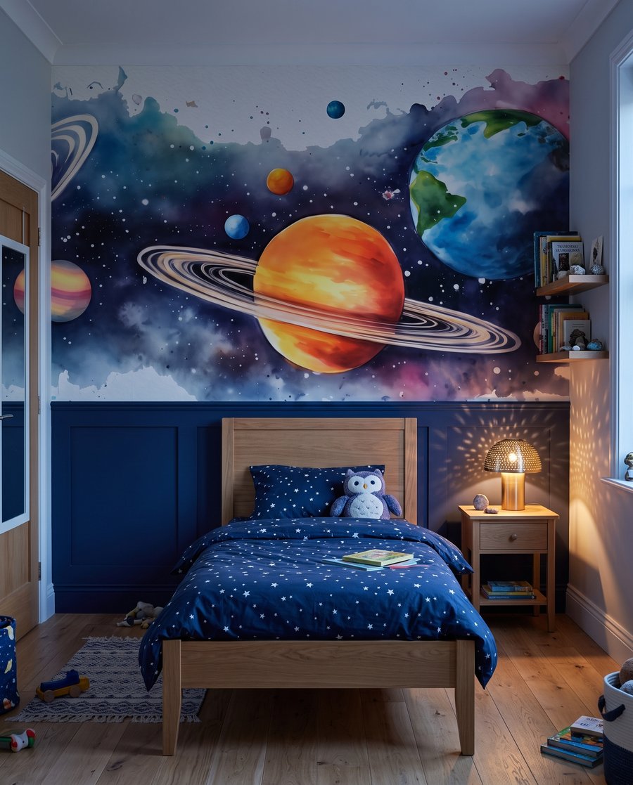 Planeten und Farbkleckse — Interieur 6