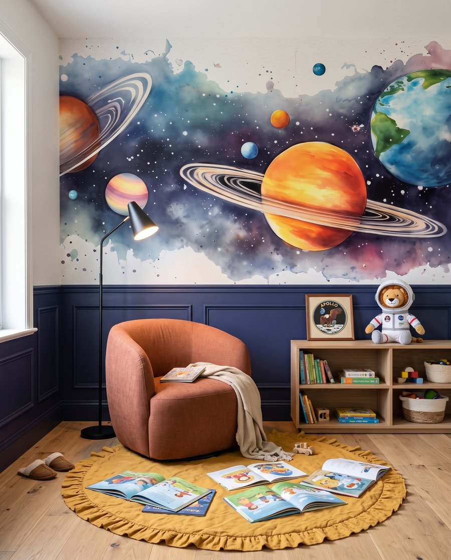 Planeten und Farbkleckse — Interieur 7