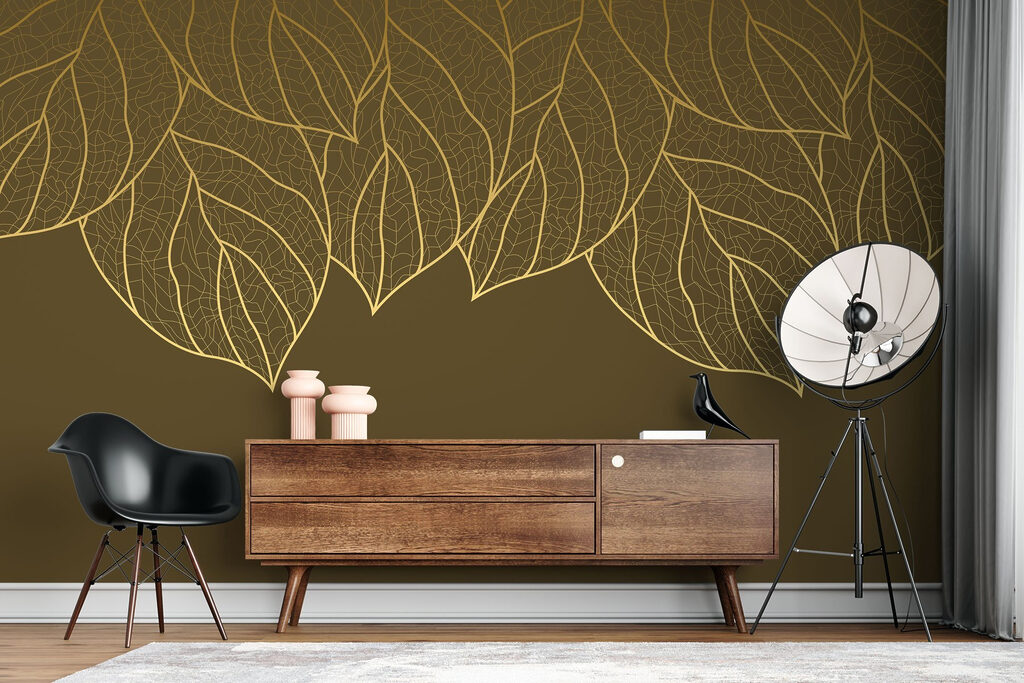 Hängende goldene Blattadern — Interieur 2