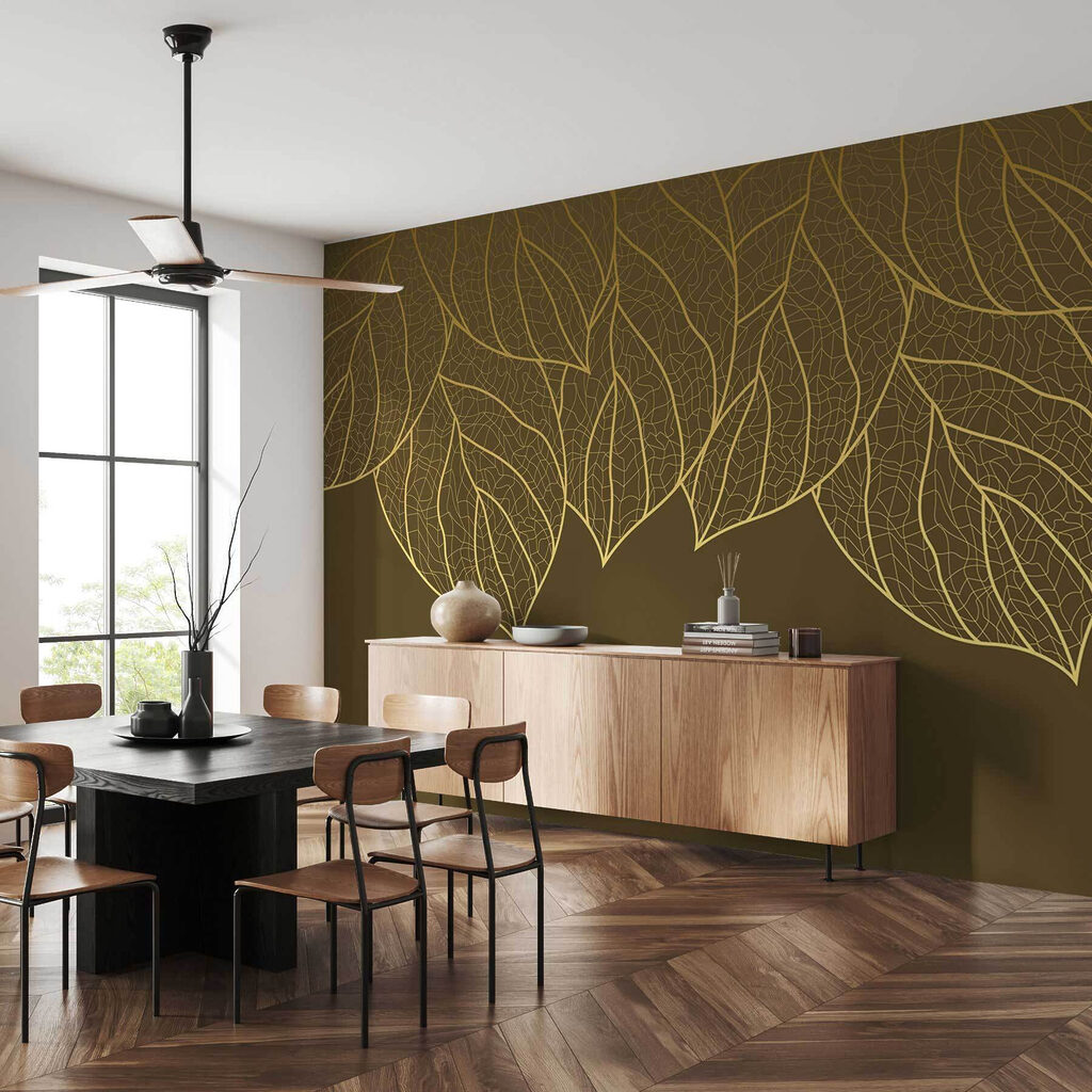 Hängende goldene Blattadern — Interieur 3