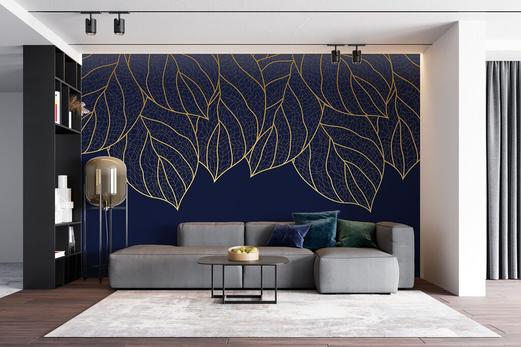 Hängende goldene Blattadern — Interieur 4