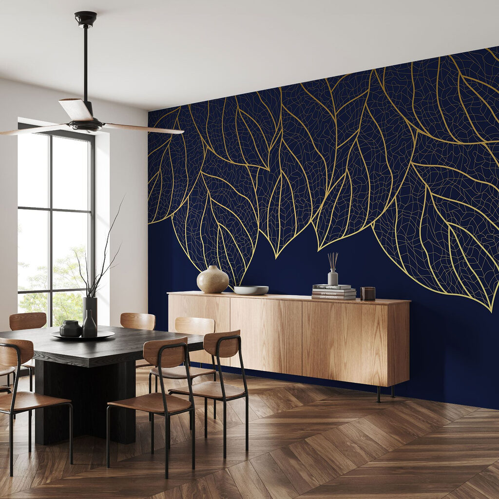 Hängende goldene Blattadern — Interieur 5
