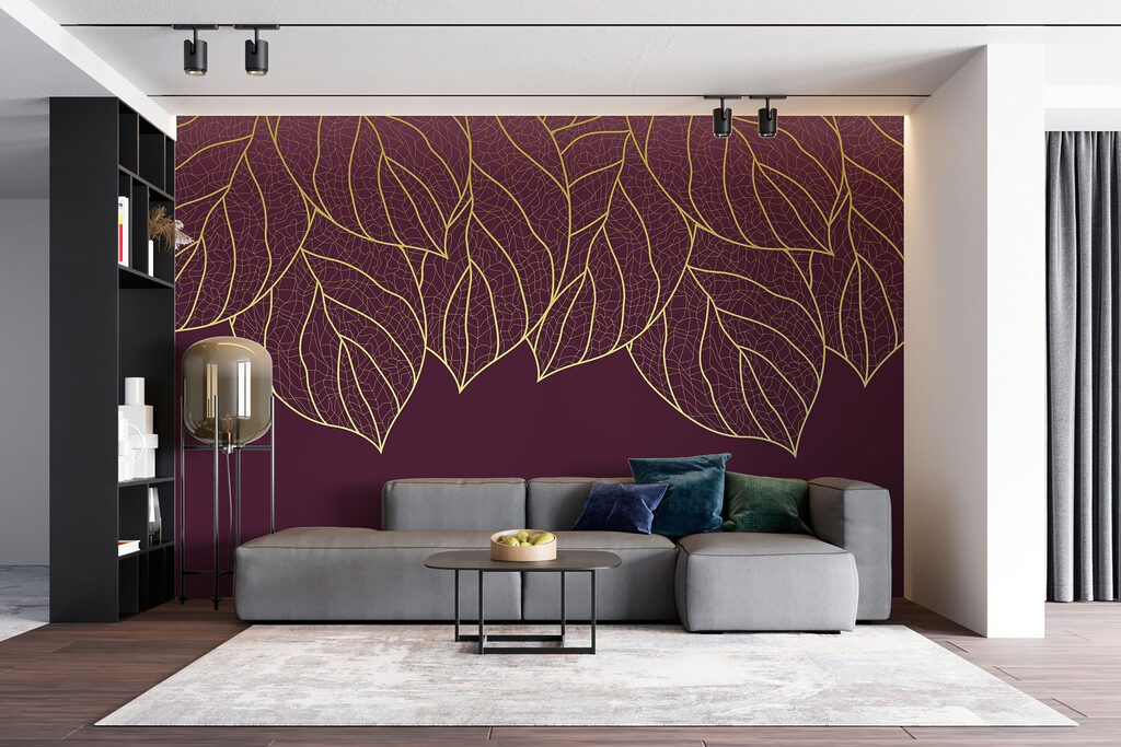 Hängende goldene Blattadern — Interieur 3