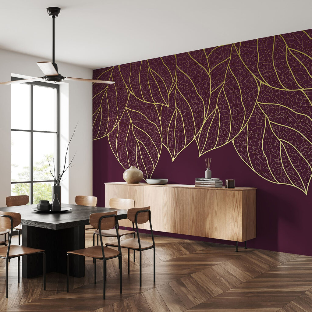 Hängende goldene Blattadern — Interieur 4