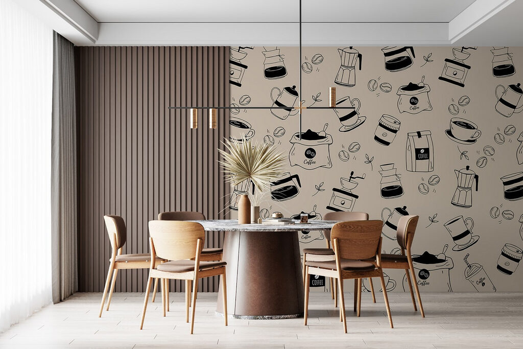 Verspielte Kaffeekännchen — Interieur 2