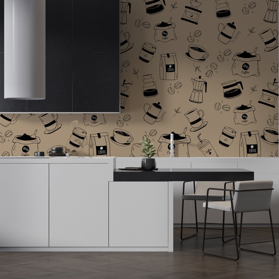 Verspielte Kaffeekännchen — Interieur 1