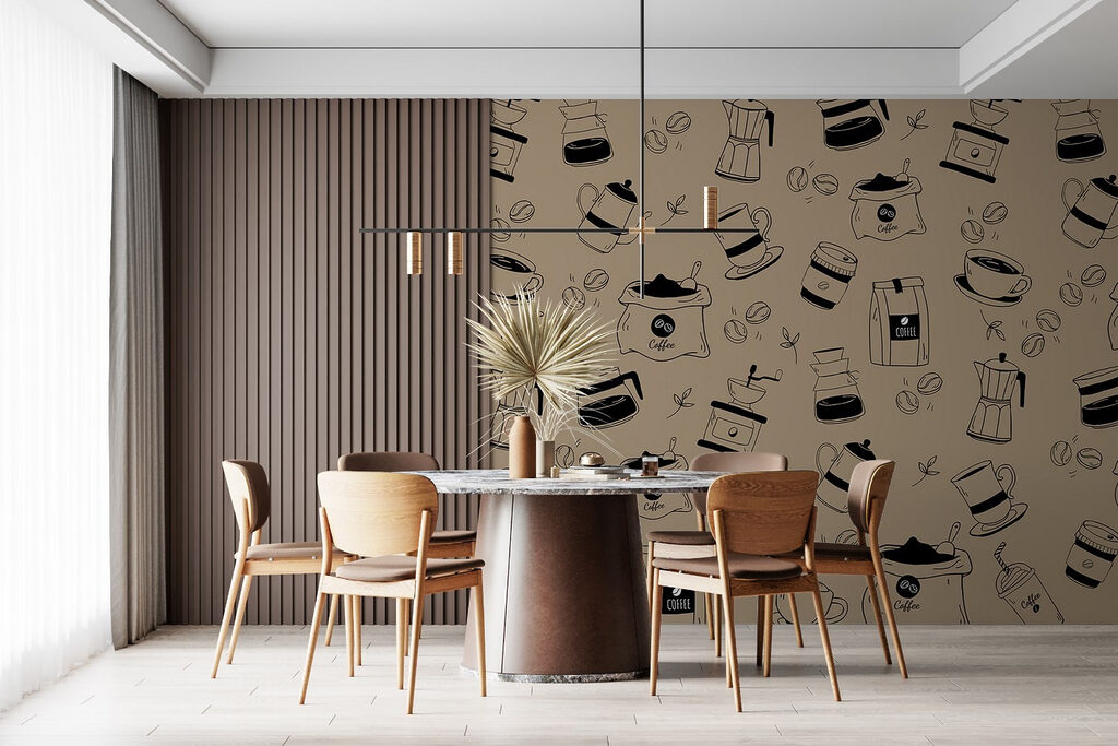 Verspielte Kaffeekännchen — Interieur 2