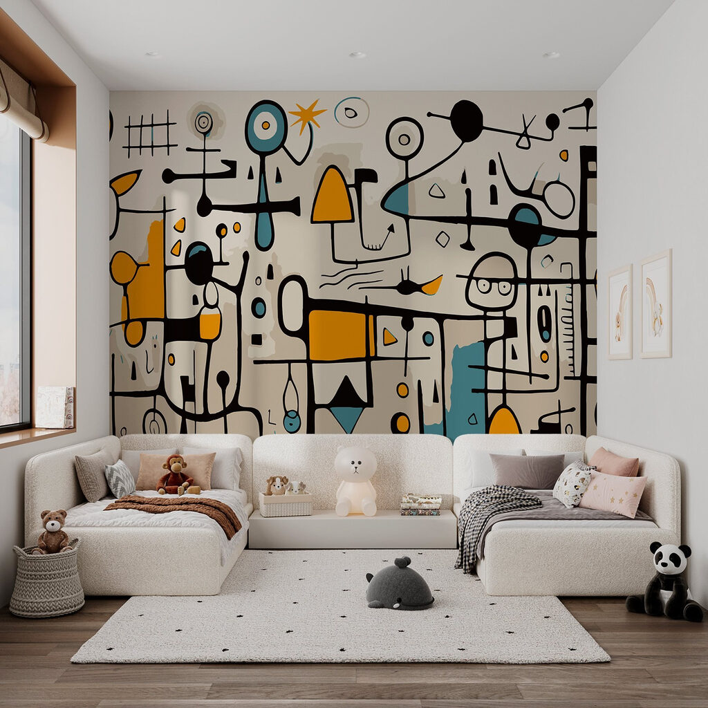 Augen und grafische Formen — Interieur 3