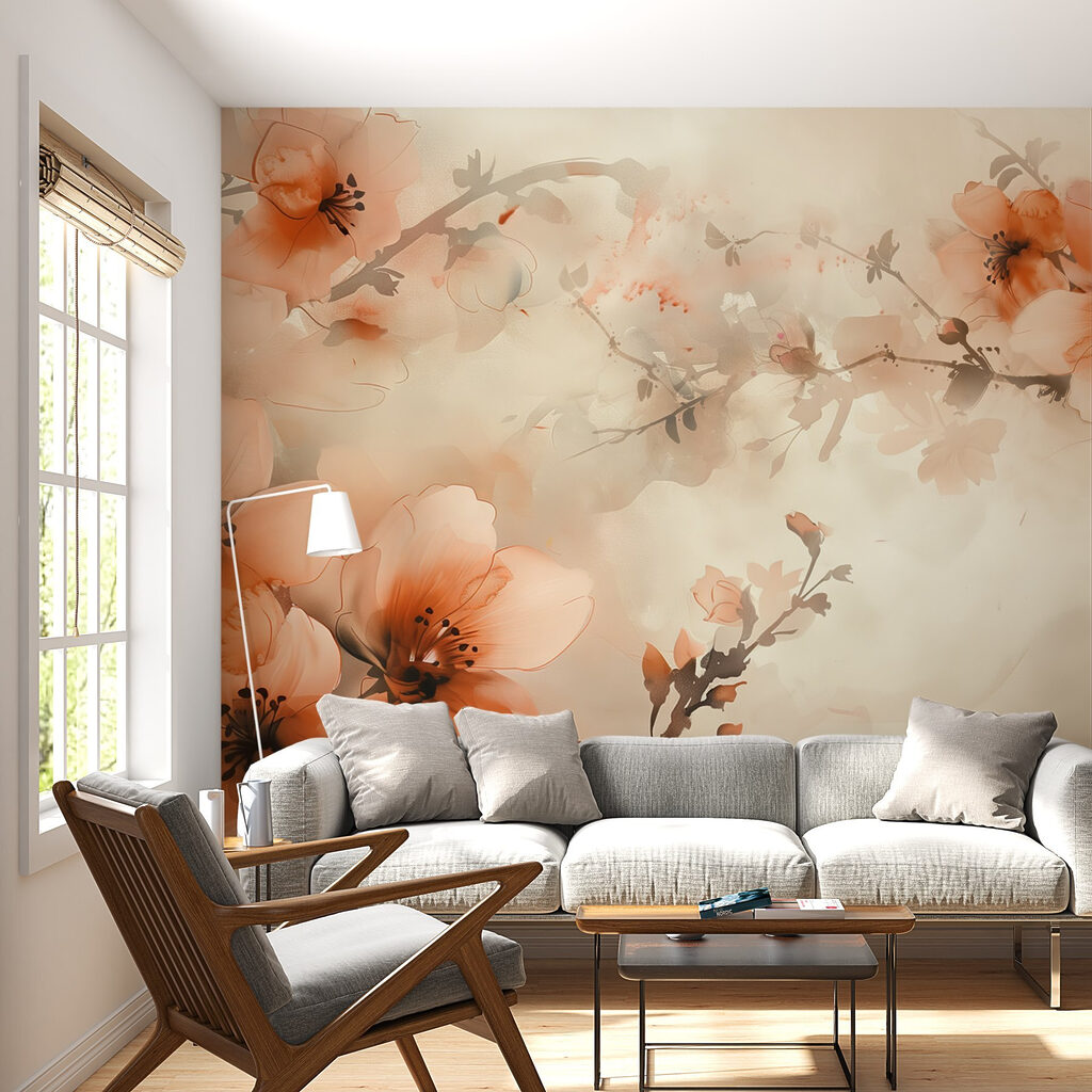 Blütenzweige im sanften Schimmer — Interieur 4