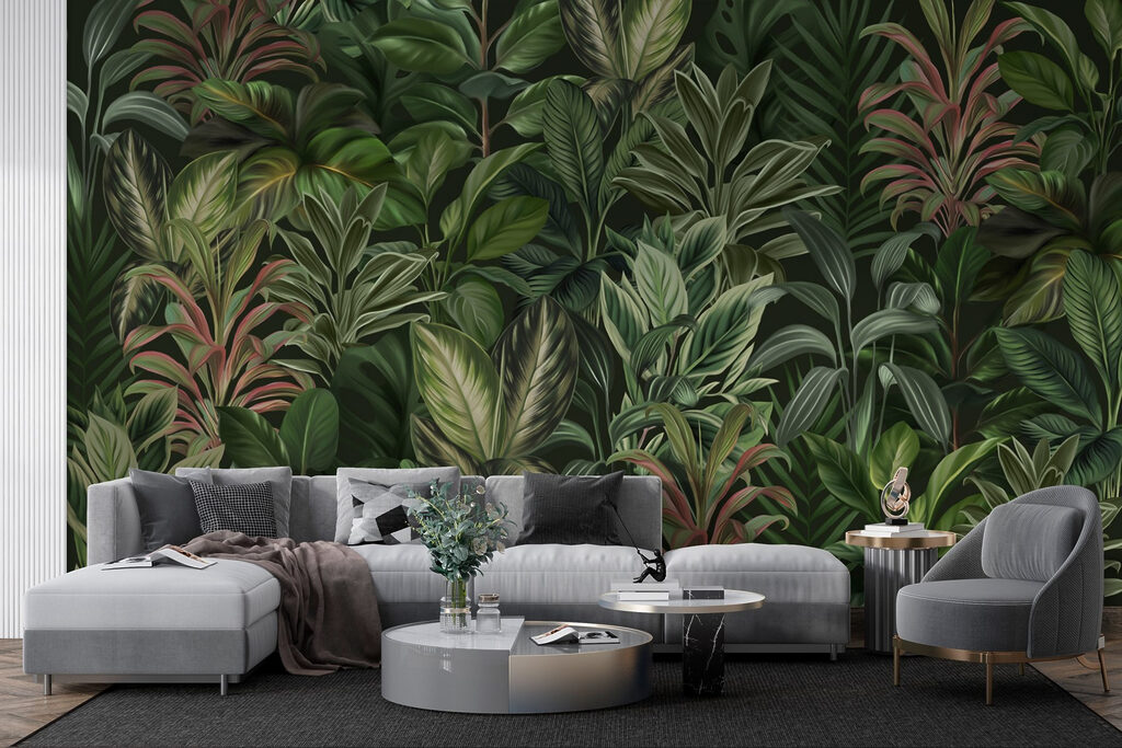Dschungel in tiefem Grün — Interieur 2