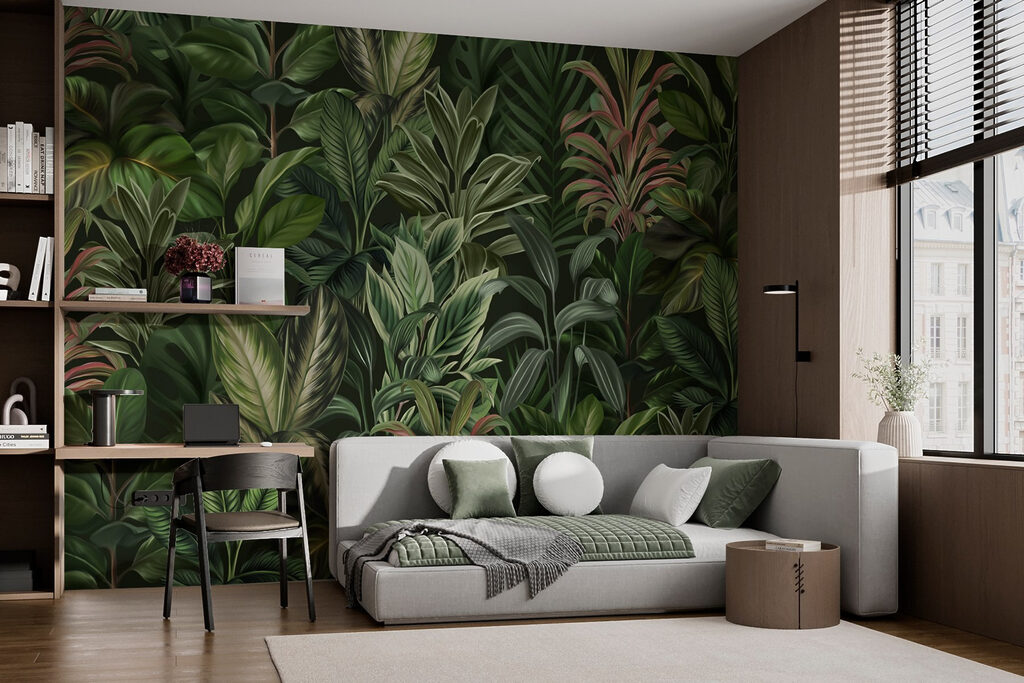 Dschungel in tiefem Grün — Interieur 4