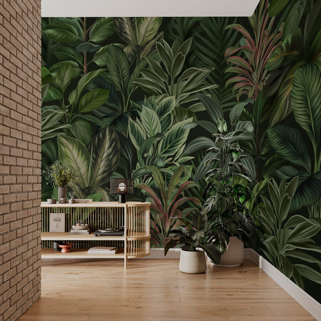 Dschungel in tiefem Grün — Interieur 5