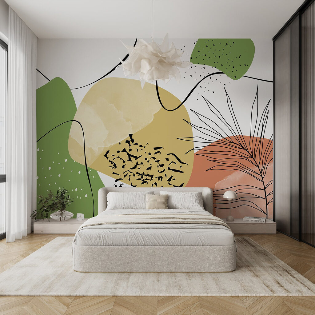Farben und schwarze Kurven — Interieur 1