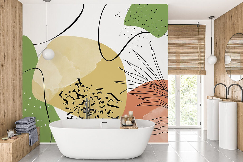 Farben und schwarze Kurven — Interieur 2