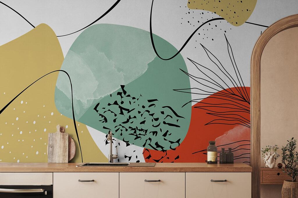 Farben und schwarze Kurven — Interieur 2