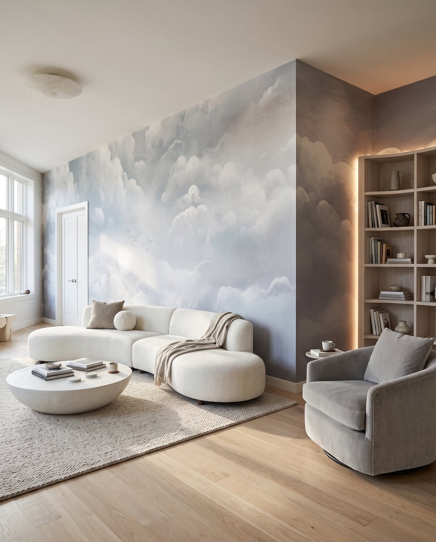 Sanftes Licht zwischen Wolken — Interieur 1