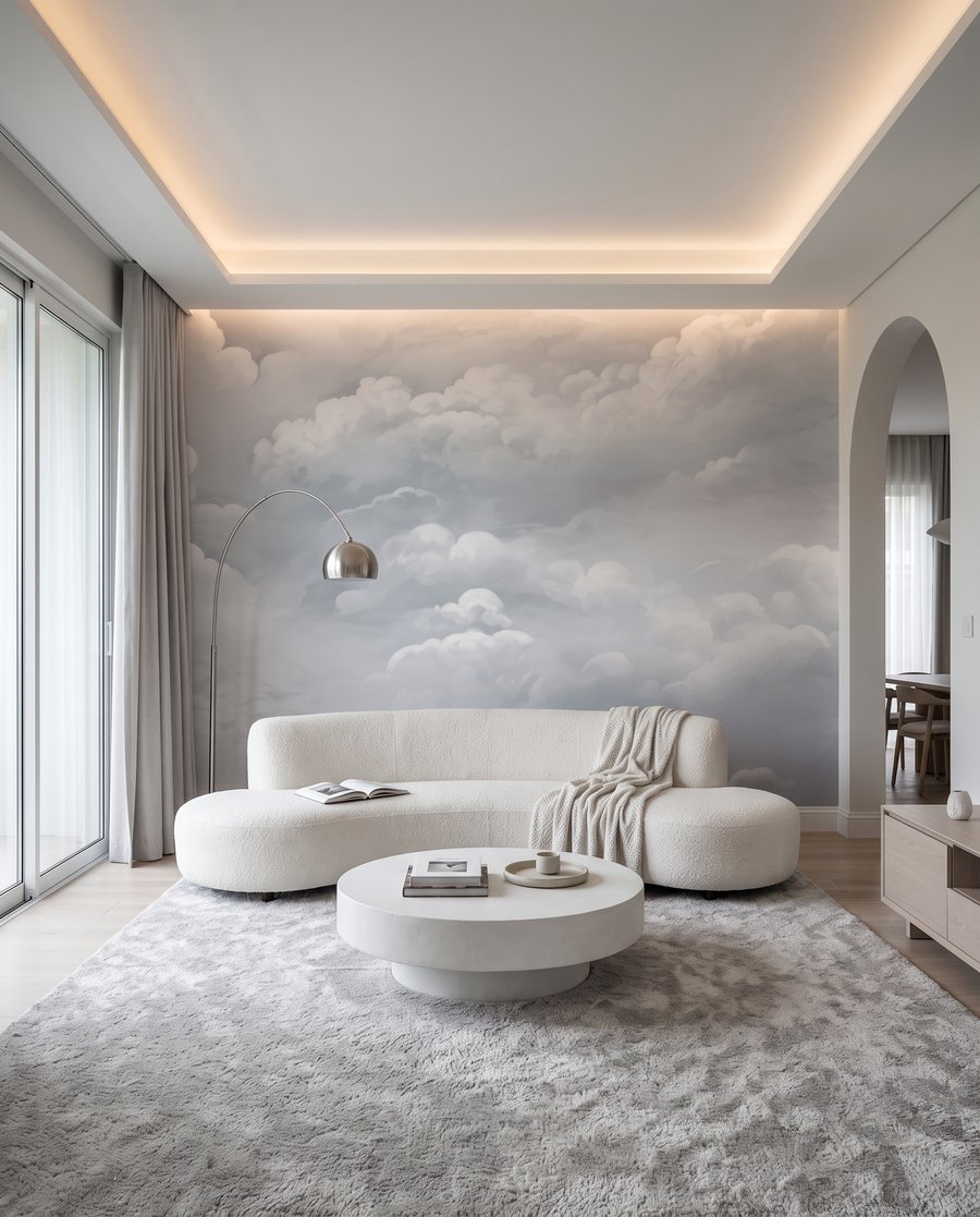 Sanftes Licht zwischen Wolken — Interieur 3