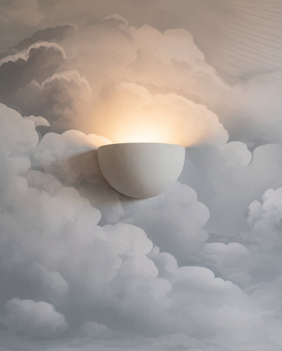 Sanftes Licht zwischen Wolken — Detail
