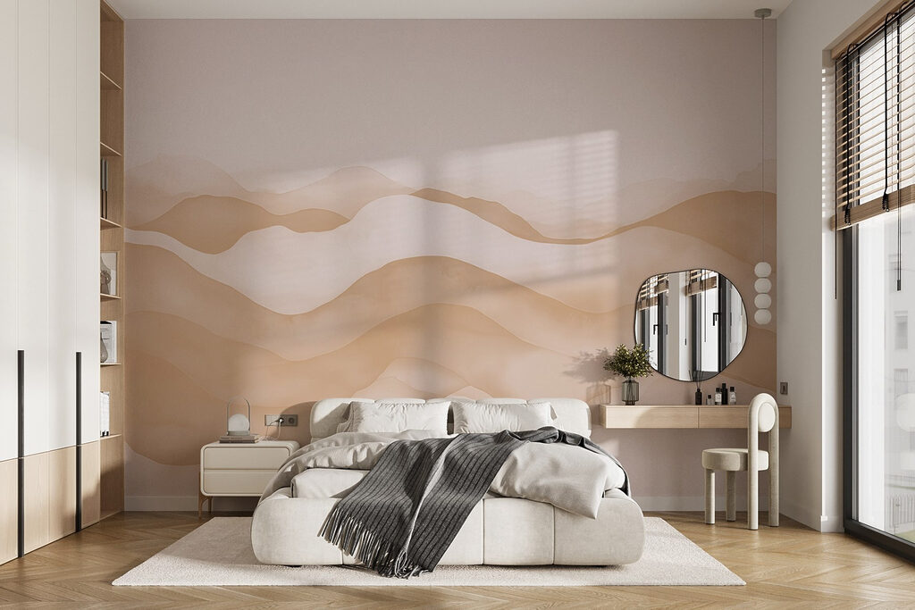 Wogende Dünen in einem Interieur