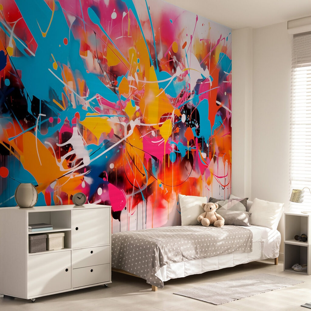 Bunte Farbspritzer — Interieur 2