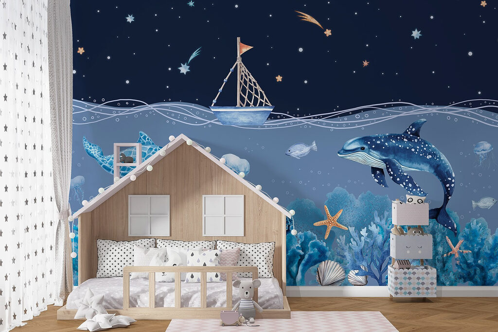 Segelboot über dem Riff — Interieur 2
