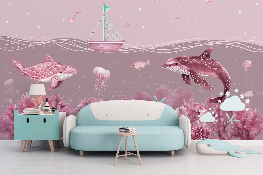 Segelboot über dem Riff — Interieur 1