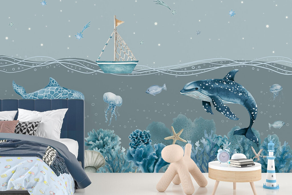 Segelboot über dem Riff — Interieur 3