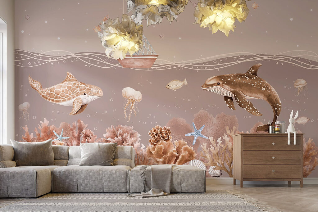 Segelboot über dem Riff — Interieur 1
