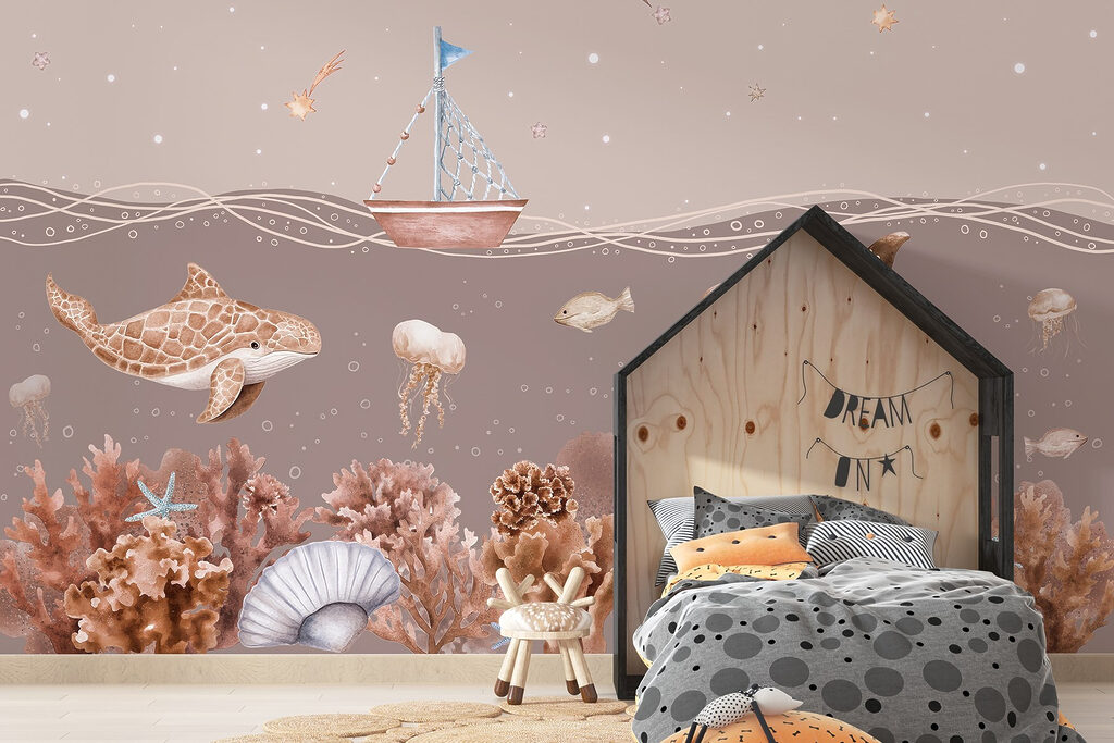Segelboot über dem Riff — Interieur 3