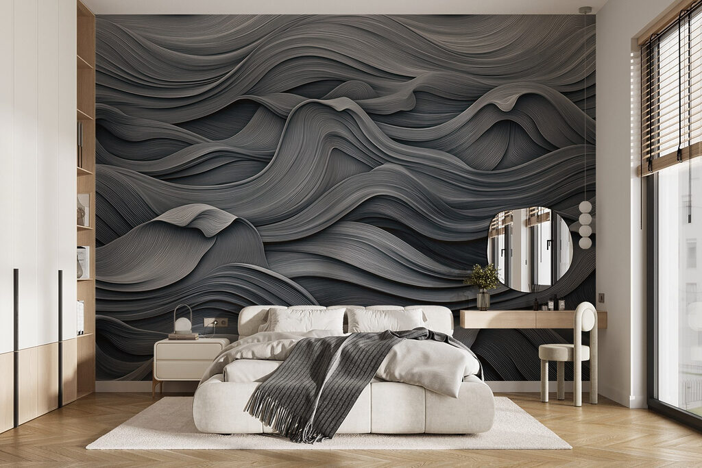 Schichten wie Meereswellen in einem Interieur