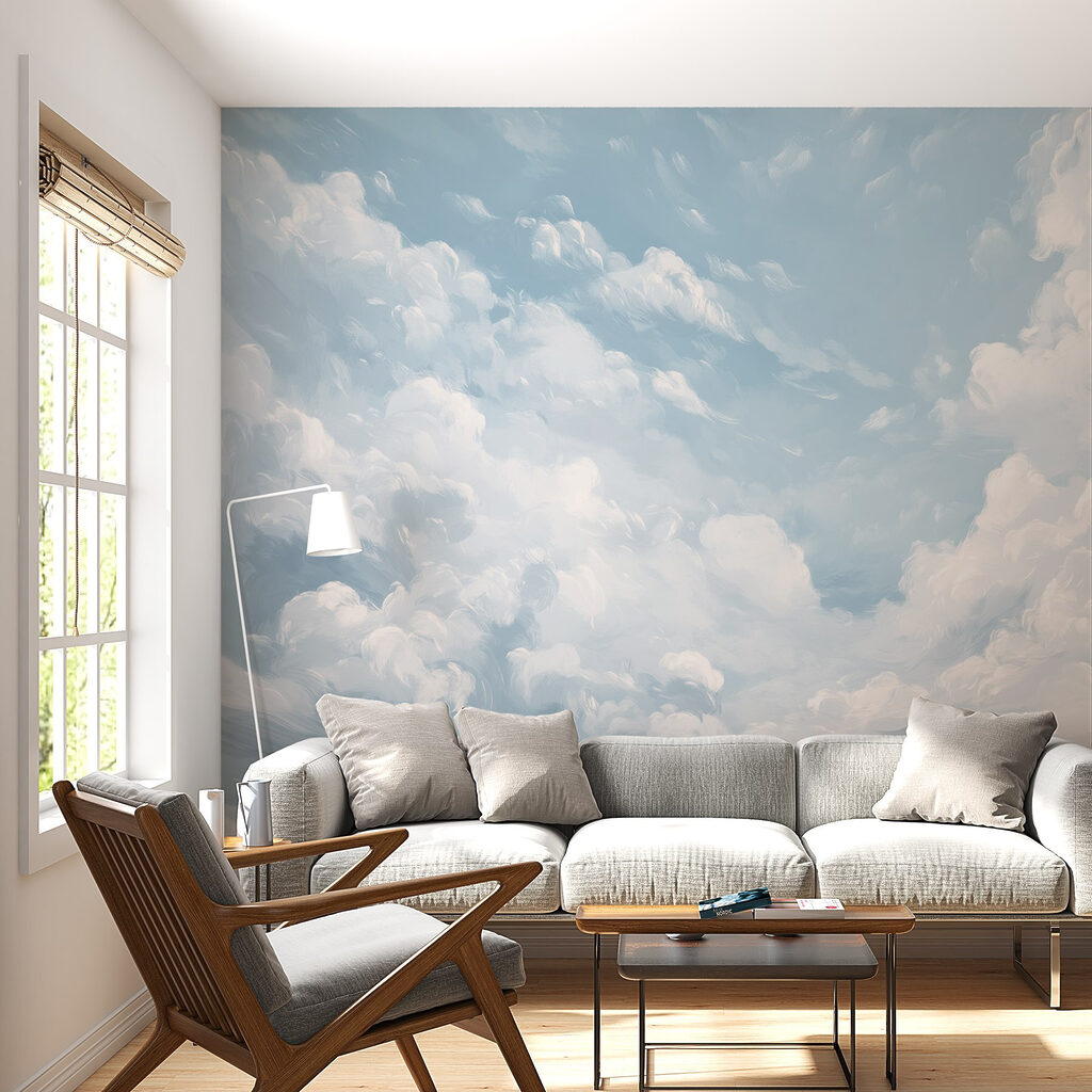 Wolken am hellblauen Himmel — Interieur 5
